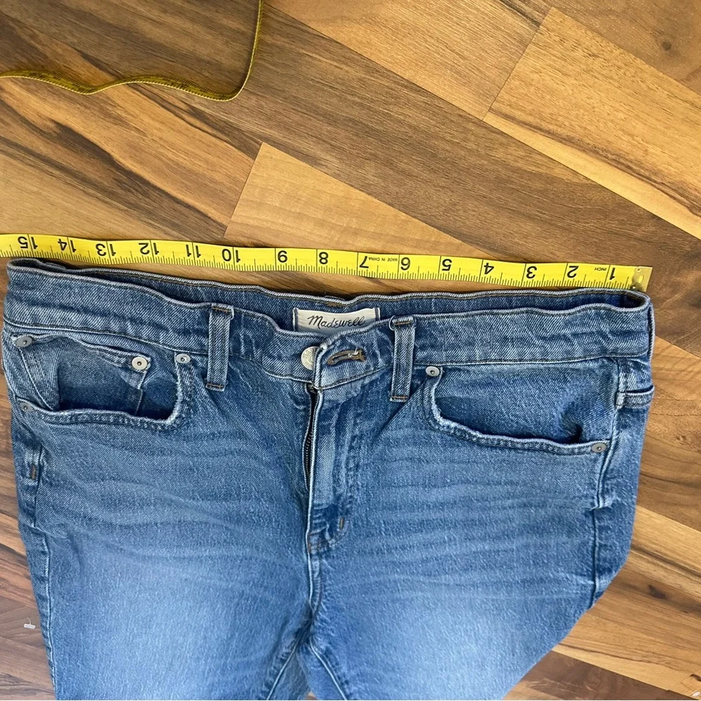 Madewell Women's Tall High Rise Slim Boy Jean Straight Leg Blue 29T - Picture 8 of 12